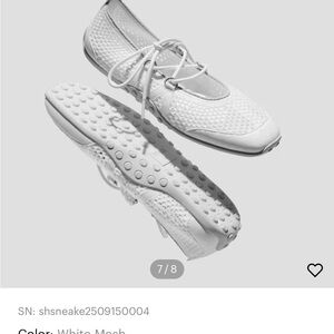 Vivaia White Mesh Women’s Lace-Up Mary Jane sneakers